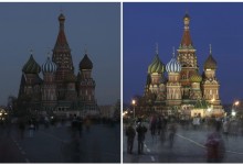 St. Basil's Cathedral at Earth Hour