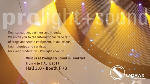 Sudnrax at Prolight+Sound 2017