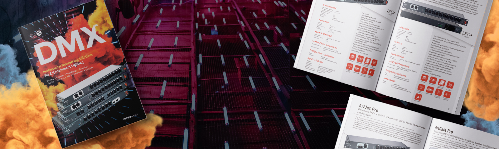 New 2022 DMX networking catalogue for entertainment lighting
